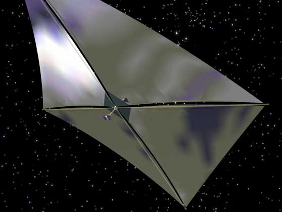 Инновационный космический аппарат развернул солнечные паруса - фото 1