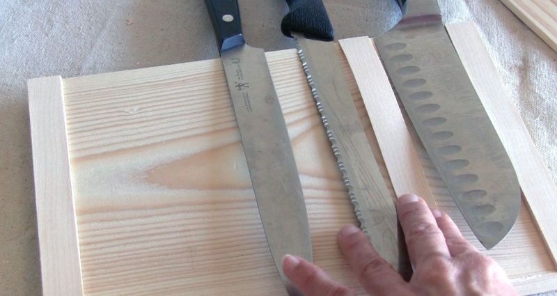 Как сделать деревянную стойку для кухонных ножей. Инструкция - фото 2