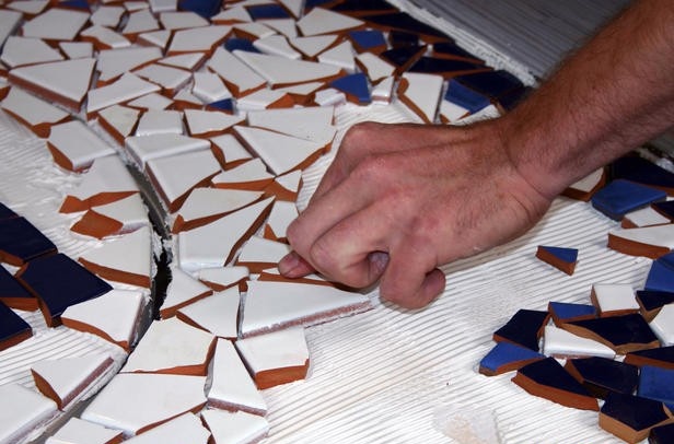 Как сделать столешницу из керамической плитки - фото 4