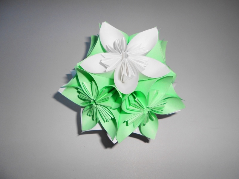 Как сделать шар оригами?