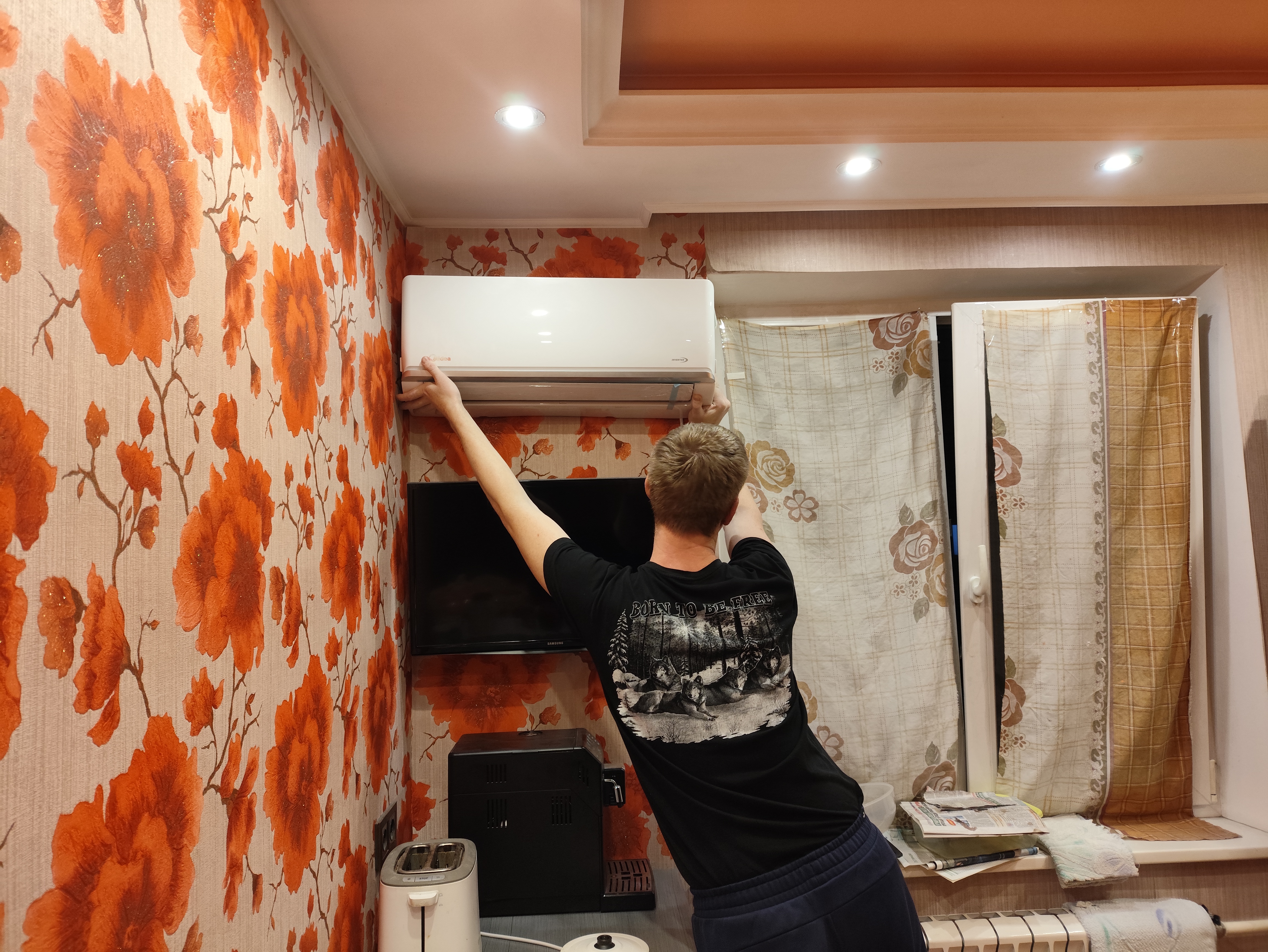 Примеряю кондиционер