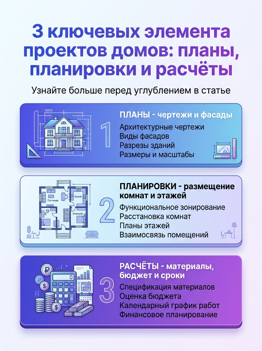 Проекты домов, планировки и расчёты: как выбрать лучший вариант под ваш участок и бюджет в 2026 году