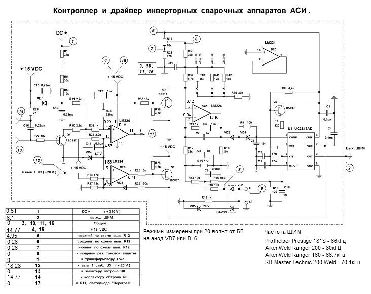 плата управления (с режимами)