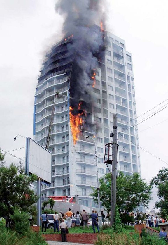 Пожар от электрощита