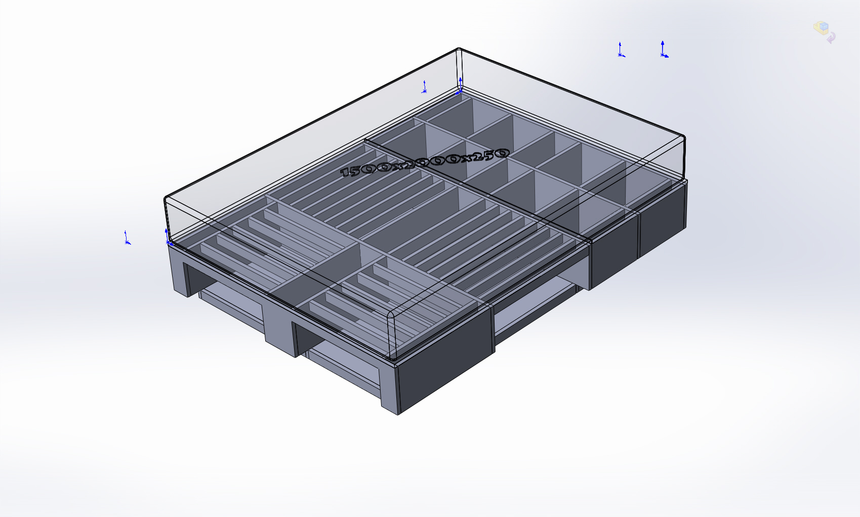 Рис.3 Каркас основания