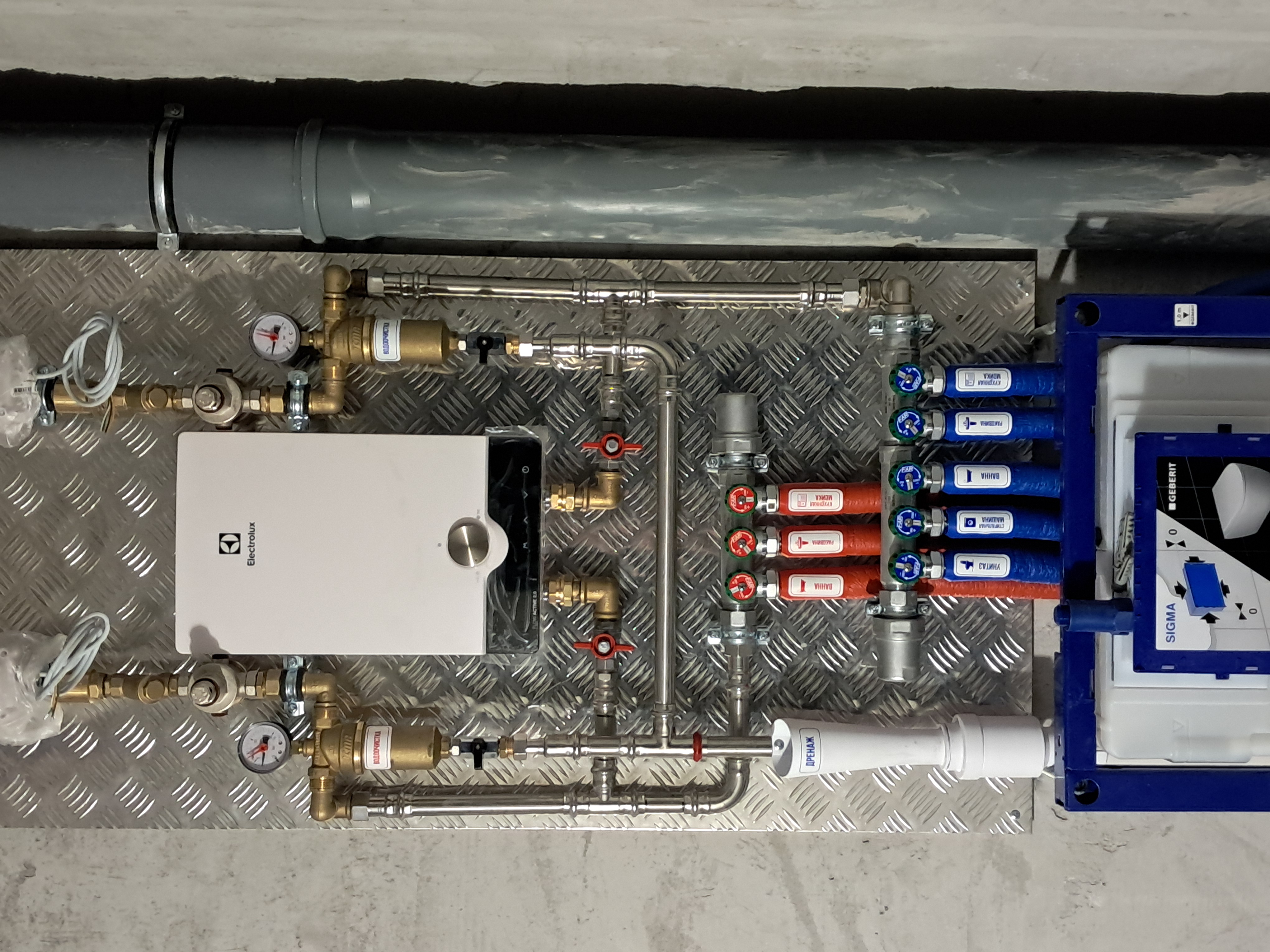 Монтаж системы водоснабжения