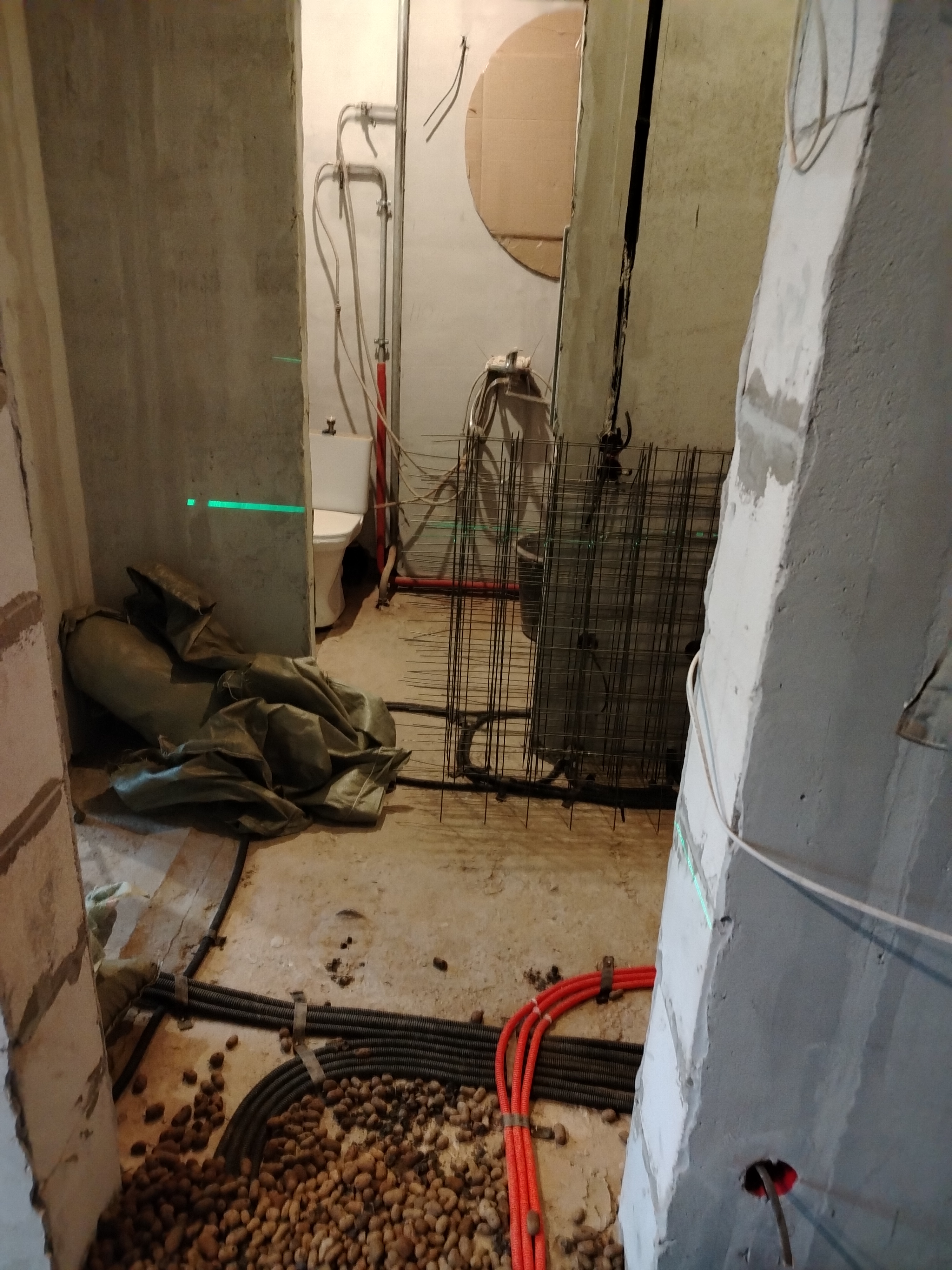 Полусухая стяжка с керамзитом в сталинке