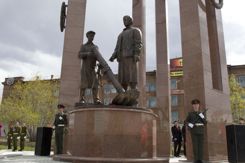 Мемориал, посвященный великой Победе, построен в Красноярске