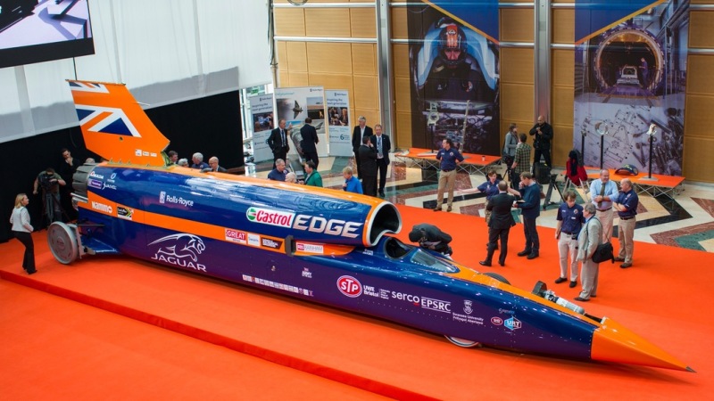 Сверхзвуковой автомобиль Bloodhound Supersonic Car почти готов