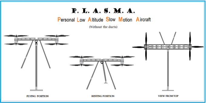 Ранец-вертолёт P.L.A.S.M.A. позволит насладиться полётом