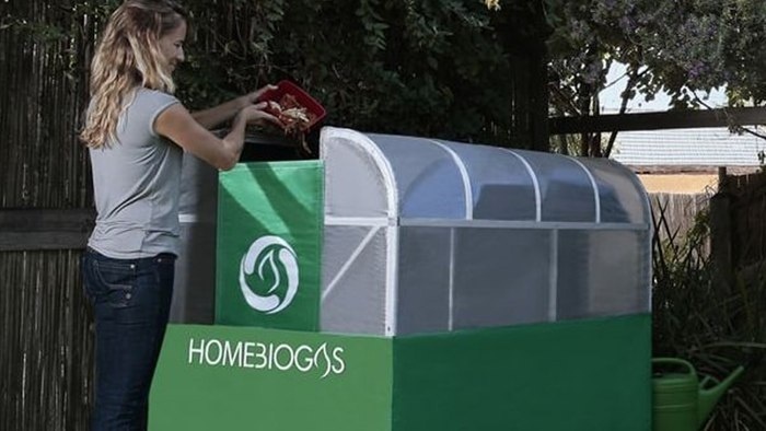 HomeBioGas производит газ из объедков и навоза