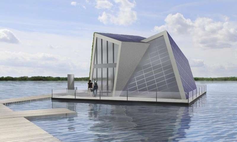 Уникальные плавучие дома появятся в Германии 