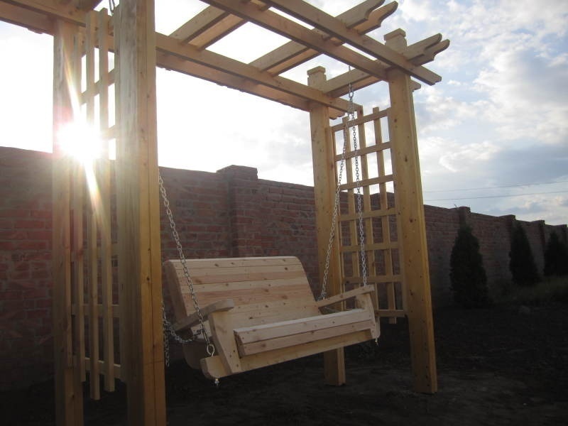 Садовые качели!