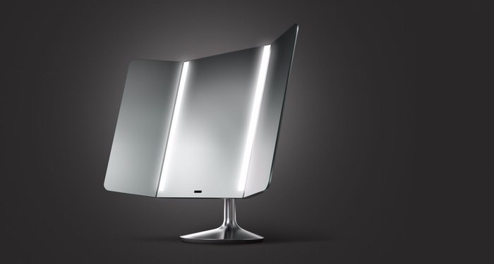 «Умное» зеркало для идеального макияжа Wide-View Sensor Mirror