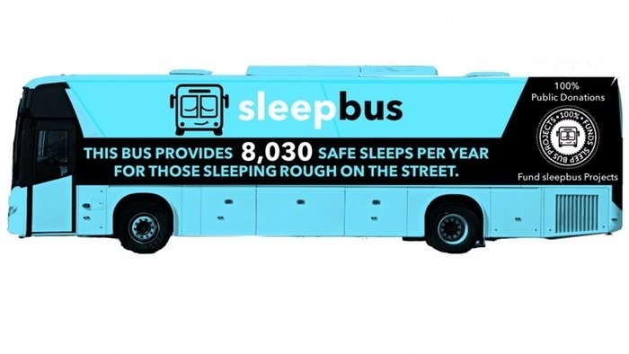 Sleepbus – мобильный приют для бездомных