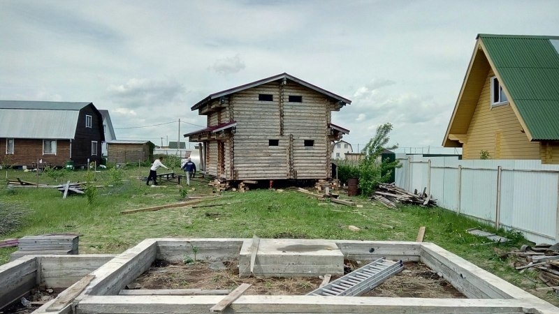 Перенос дома на другое место